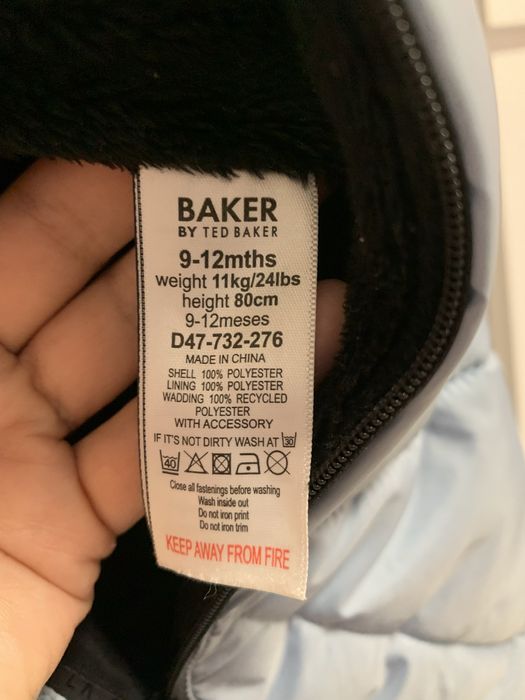 Продам зимовий комбінезон на хлопчика розмір 9-12 м бренду  TED BEKER