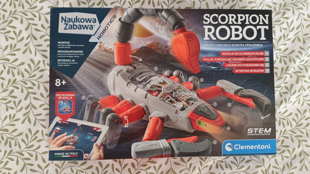 Skorpion robot Naukowa Zabawa Clementoni