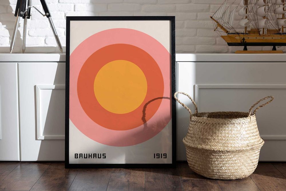 Plakat A3 Bauhaus Ausstellung, Harmonia, Styl - trzeci plakat Gratis