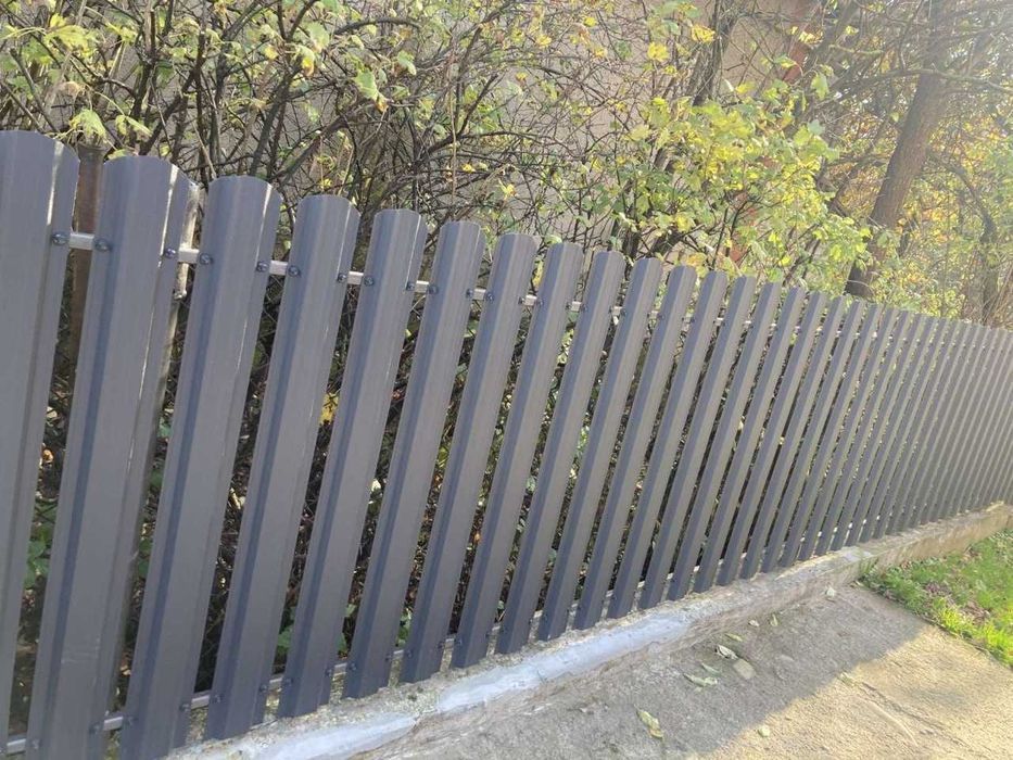 Євроштахетник та євроштахет. Ранчо та Жалюзі паркан. Забор.