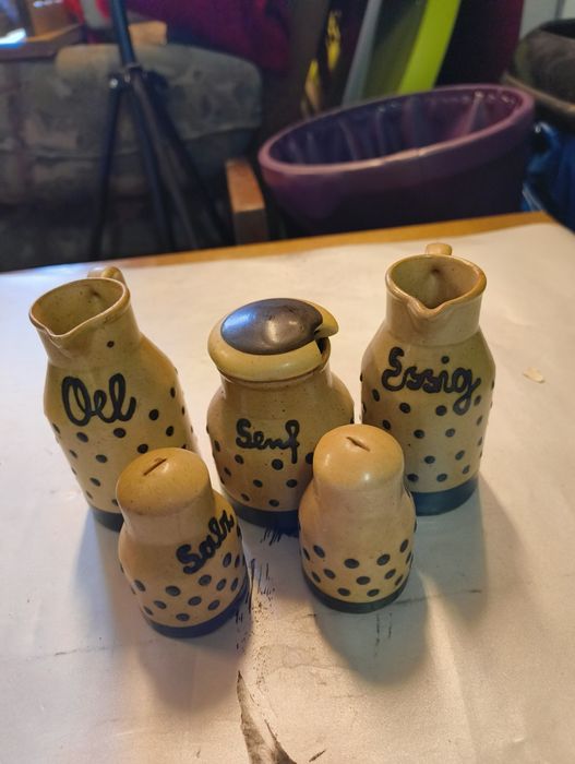 Ceramiczny zestaw do przypraw