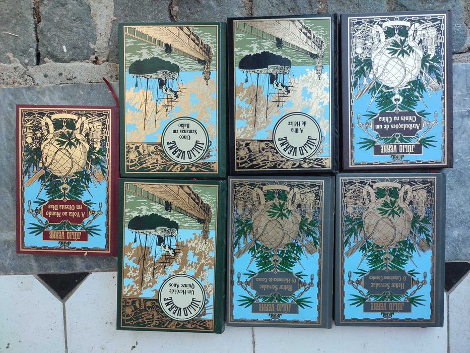 7 Livros de Júlio Verne - Capa dura