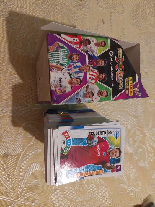 Lote 117 cards Liga espanhola santander 19/20(cards)