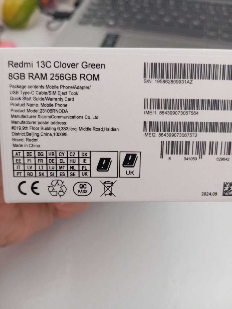 Redmi 13C Cor Verde