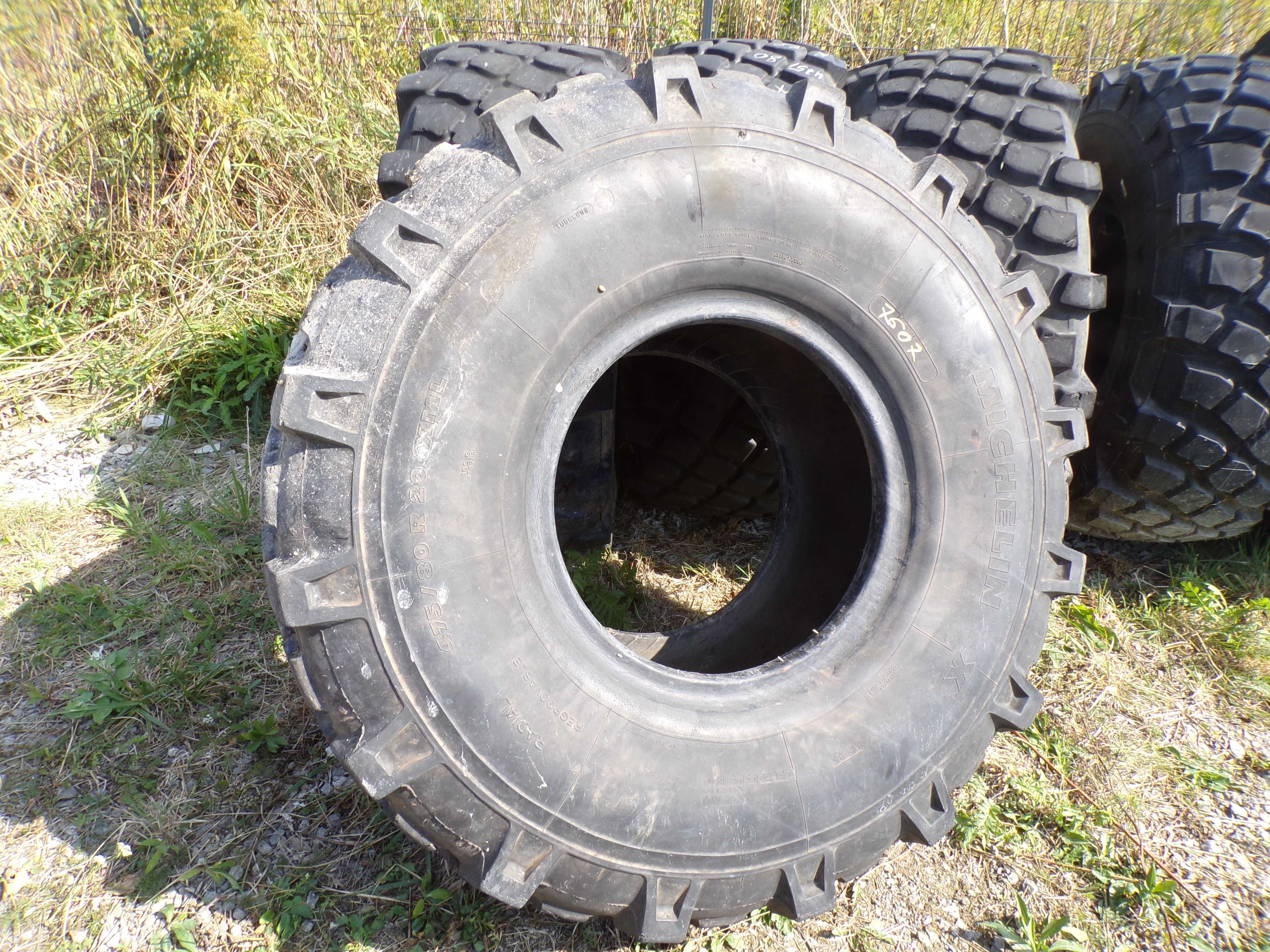 opona 475/80R20 Michelin XML 20R20 (1000 NETTO/SZT)