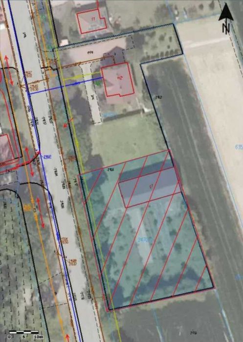 Bełżyce Działka budowlana z 17,3 ar z budynkiem