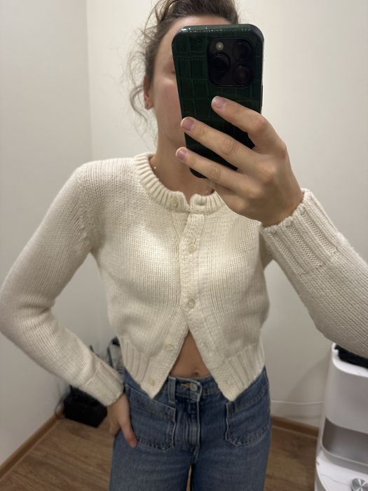 Кардинан вязаний на гудзиках zara