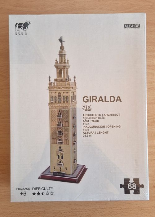 Puzzles 3D edifícios icónicos do mundo - sortido