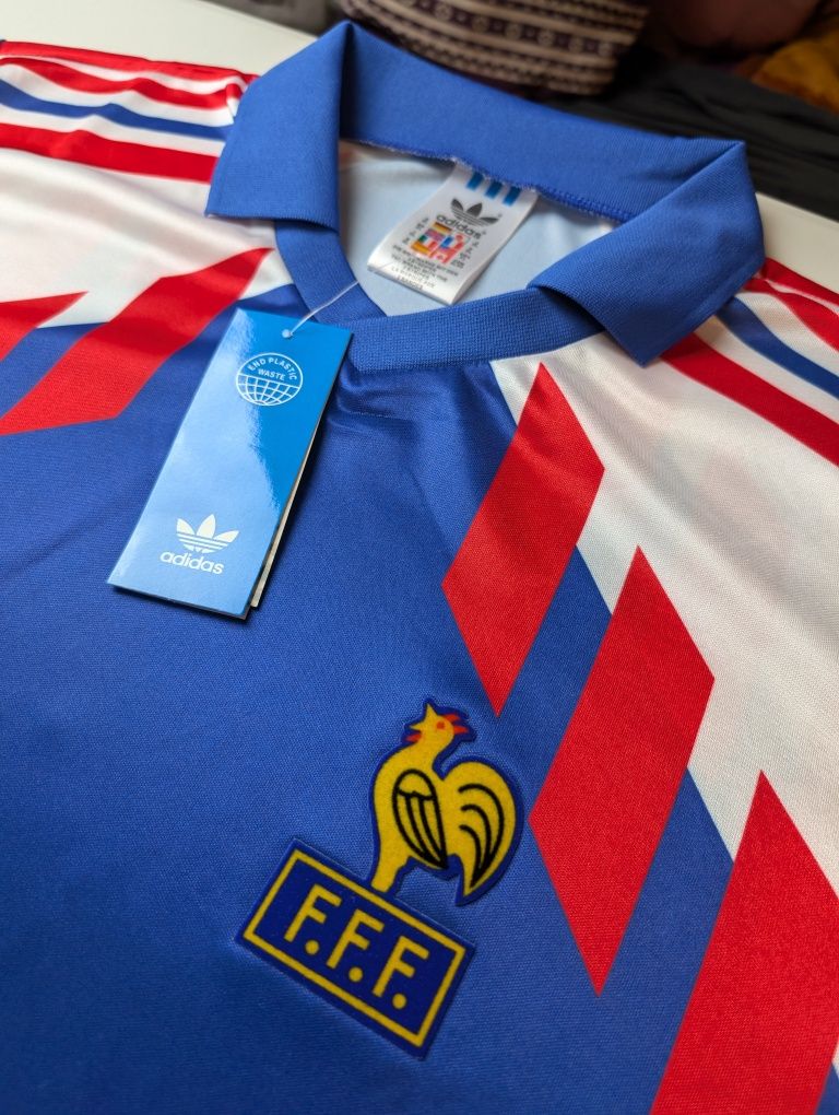 Koszulka retro Francji Adidas 1990/91 | World Cup mundial Nowa XL