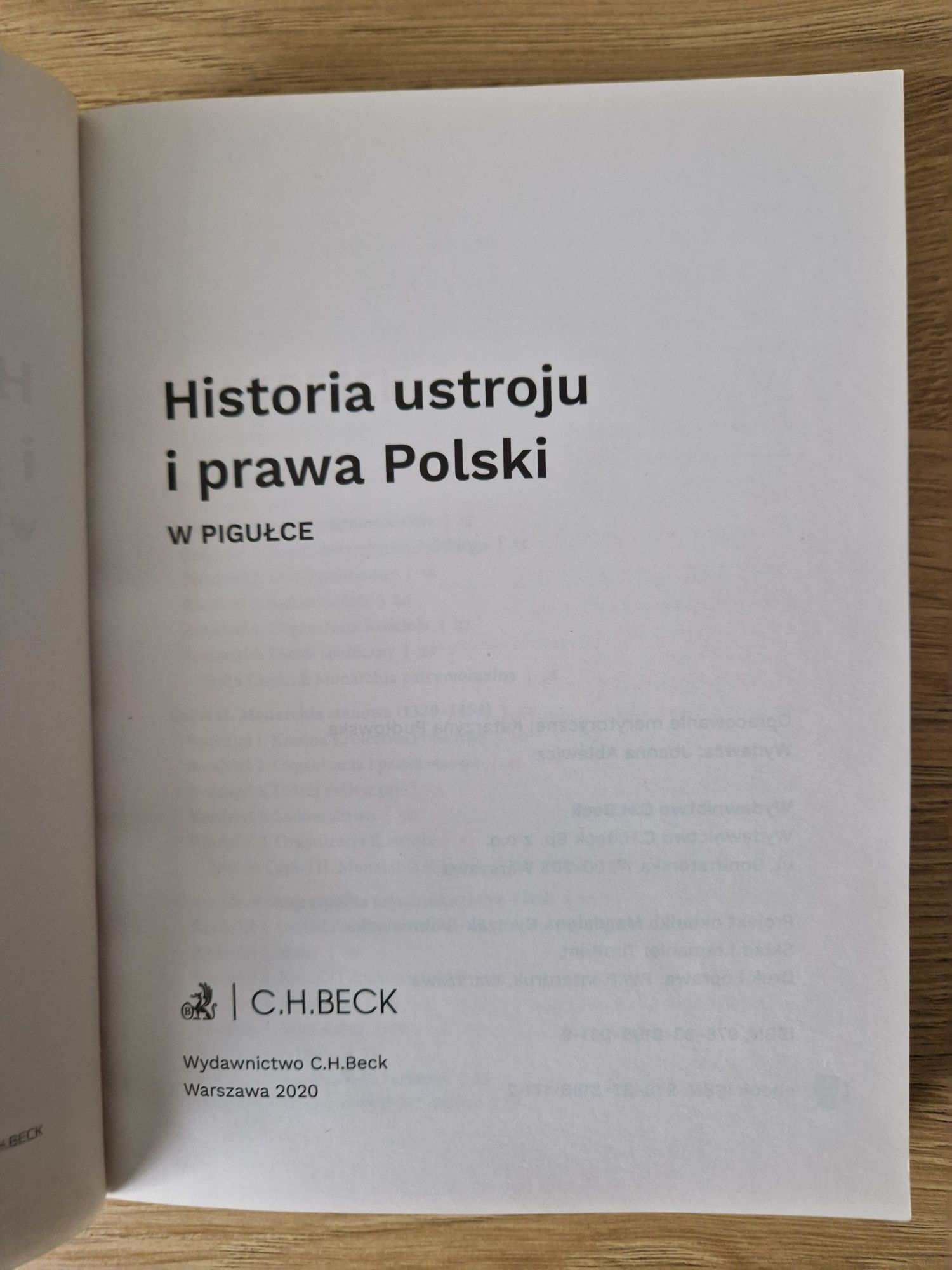 Historia ustroju i prawa Polski W PIGUŁCE