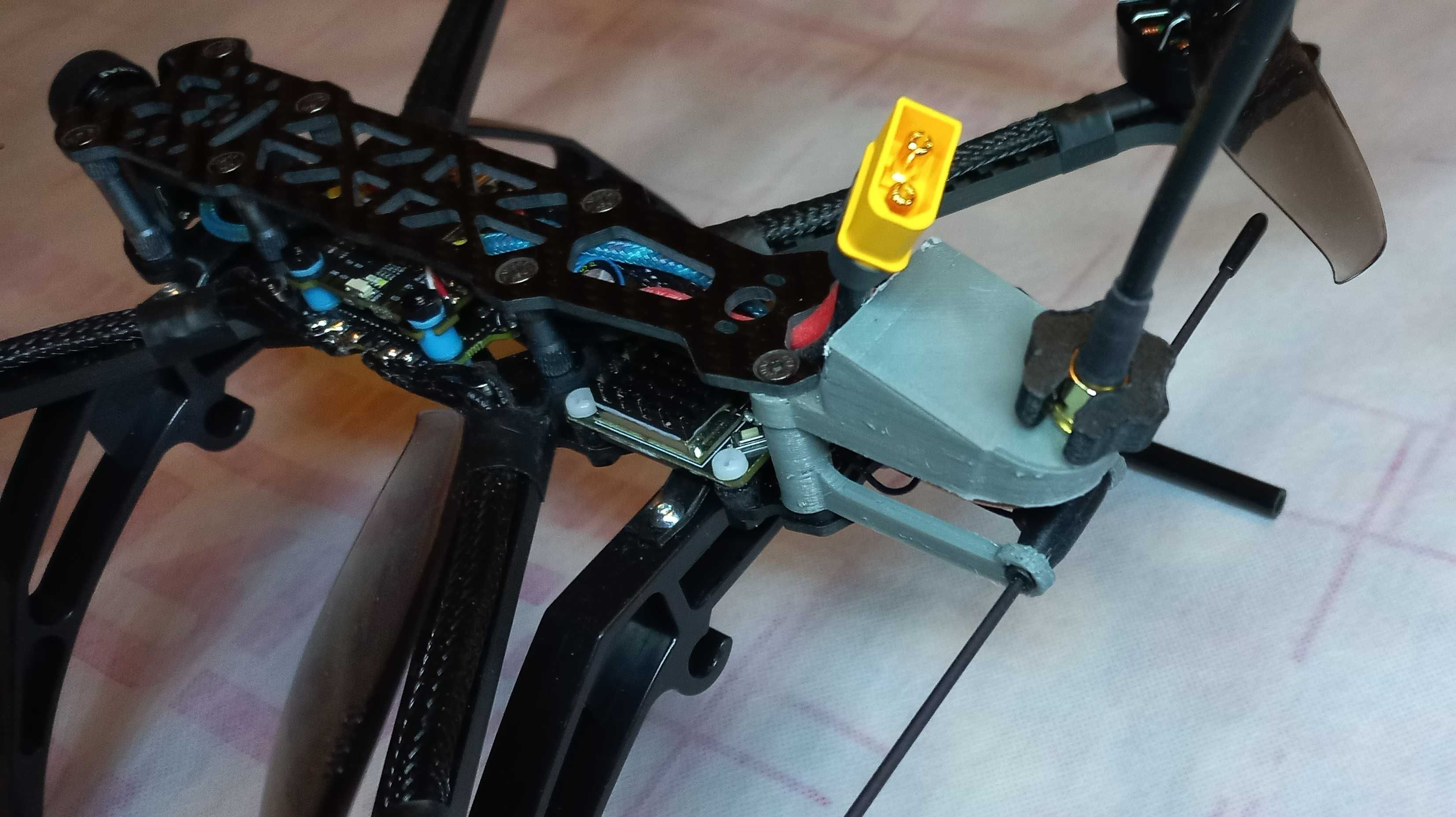 7 inch FPV DRONE GPS LANDING GEAR ФПВ ДРОН 7 дюймів на шасі