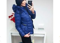 Kurtka zimowa granat r. S