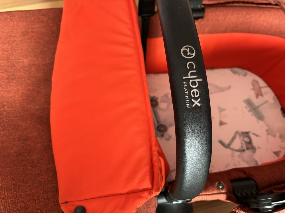 Wózek Cybex Priam+gondola+spiworek+filia+rękawice