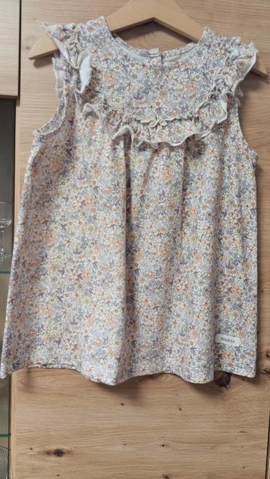 Bluzka koszulka tuniczka Newbie lato łączka 122/128