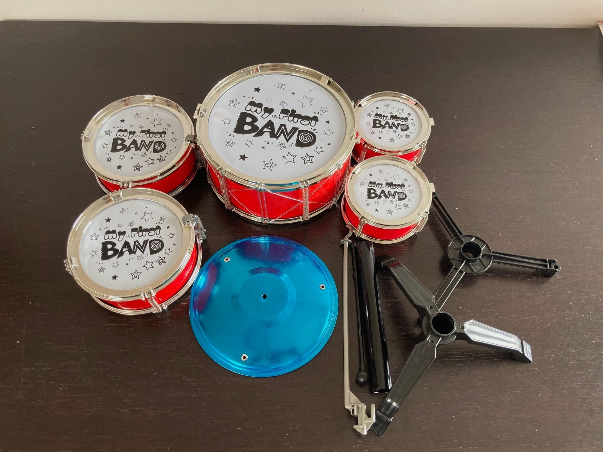 Zabawka perkusja Smiki Big Band Drum Set (brakujące elementy)