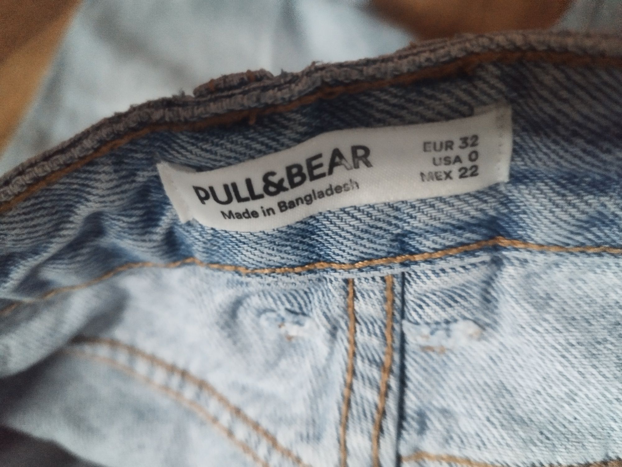 Jeansy Straight pull&bear Rozmiar XXS stan bardzo dobry