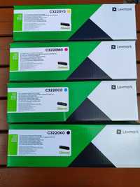 Toner Lexmark zestaw C3220Y0 C3220M0 C3220C0 C3220K0