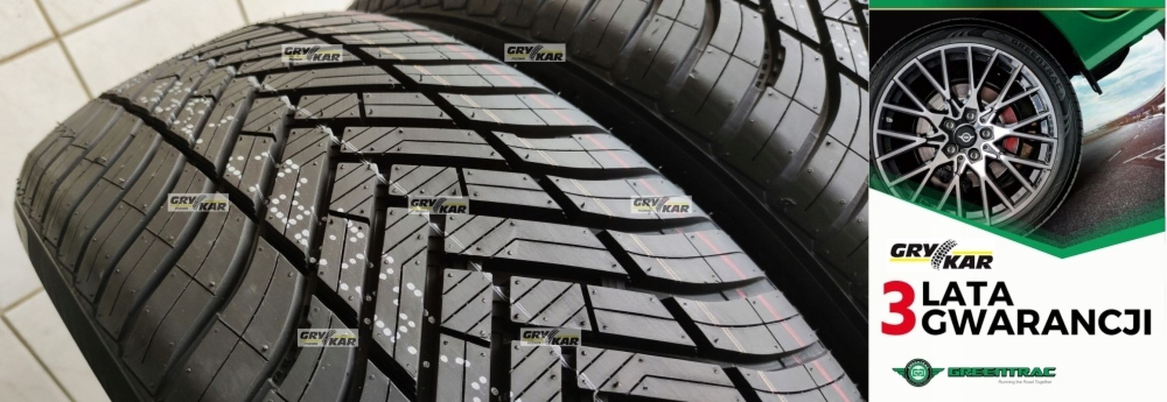 Opony 205/50r17 Greentrac Season Master C/B/71dB 3 lata gwar.