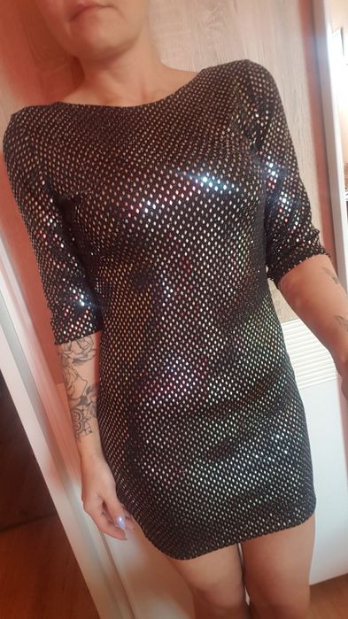 Sukienka sylwestrowa cekiny