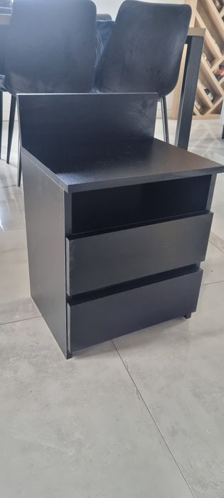 Szafka nocna czarna nowa