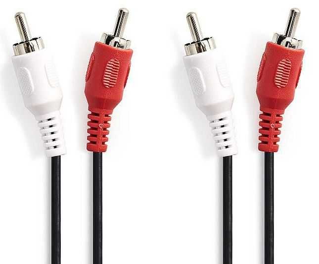 Kabel 2 x RCA - 2 x RCA 5m wtyk-wtyk chinch