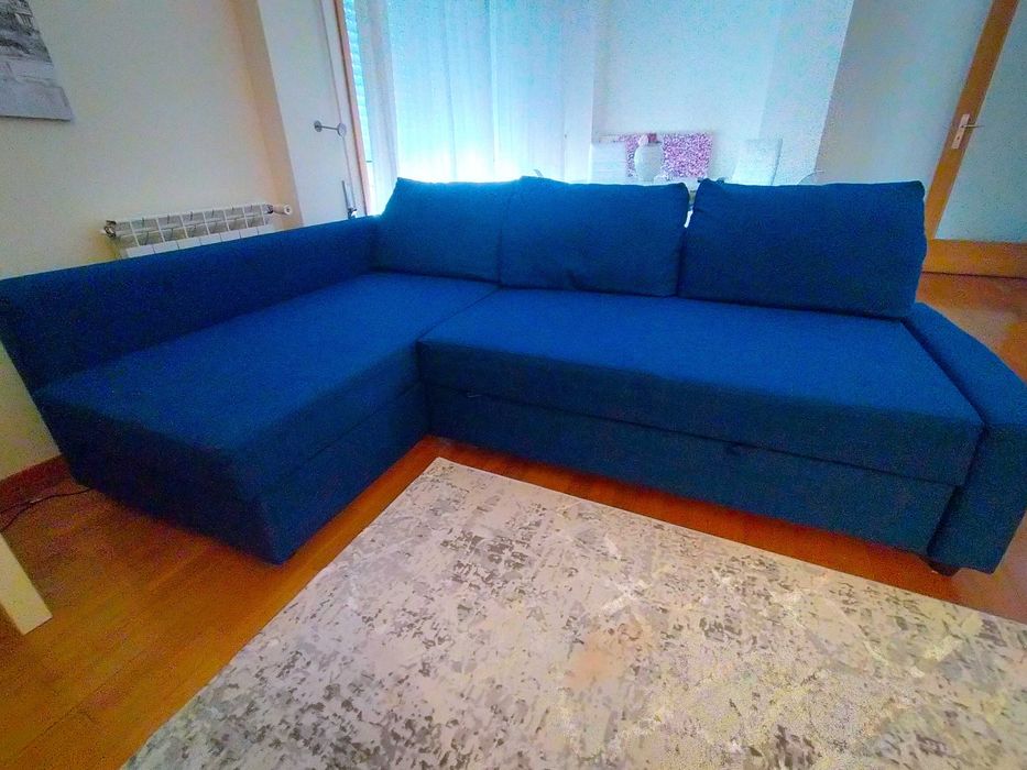 Sofá, chaise longue e cama em um só