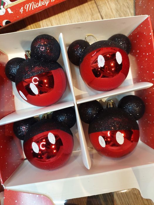 Bombki Myszka Miki Disney z brokatem