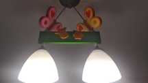 Lampa sufitowa - drewniana