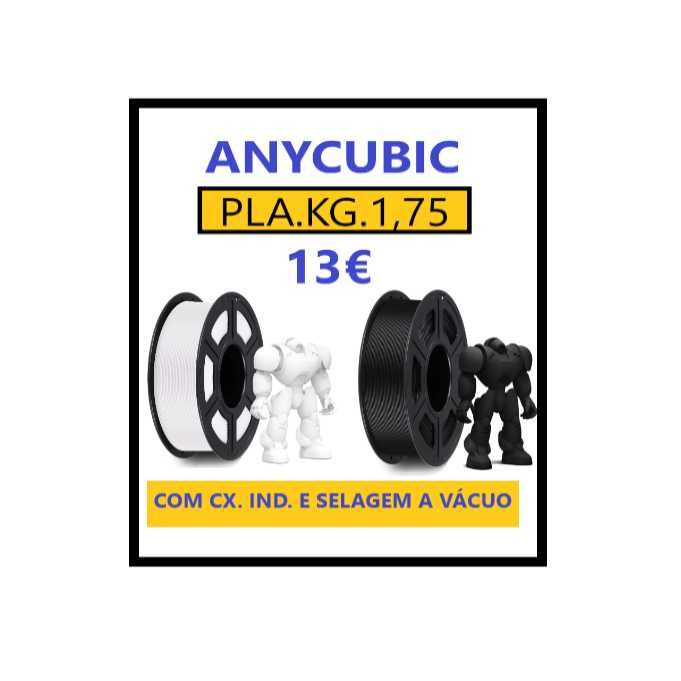 Filamento 3D Pla da marca Anycubic