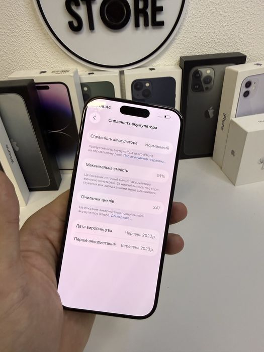 iPhone 15 Pro 256 Gb фіз сім + есім Blue Neverlock Гарантія