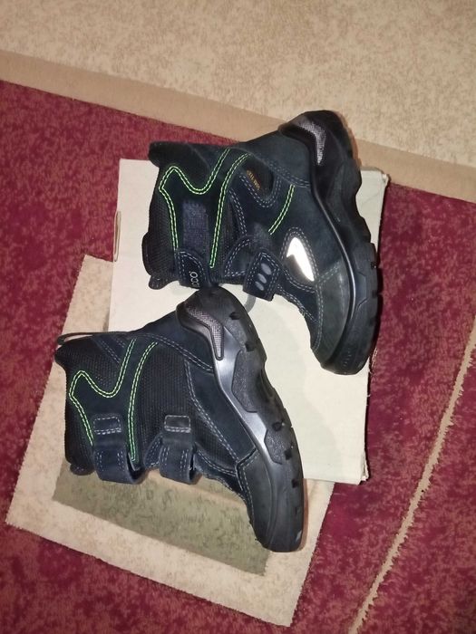 Ботинки зимние Ecco термо сапожки черевики детские