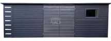 Schowek domek ogrodowy 6x2,5m + wiata 0,5m Brama okno GP518