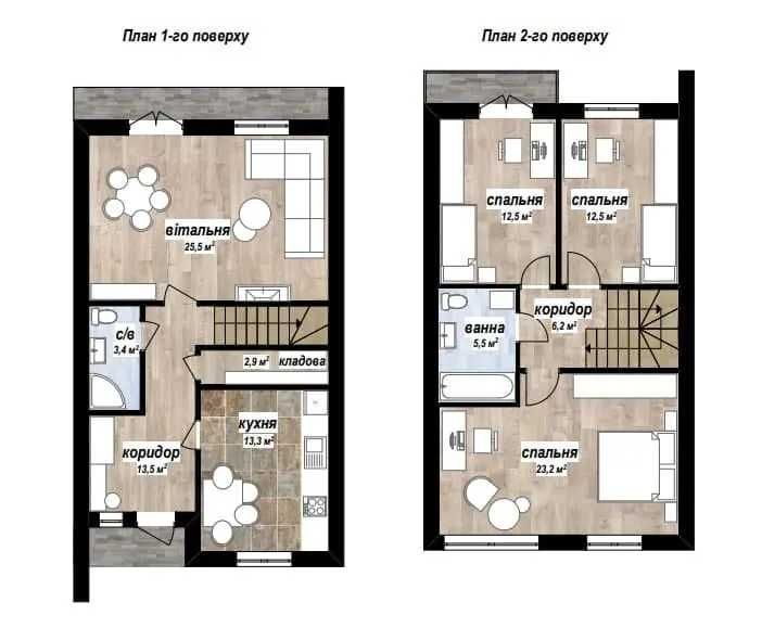 Продаж ЦЕГЛЯНОГО таунхауса від ЗАБУДОВНИКА в Угорниках