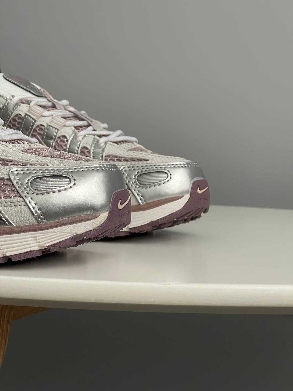 Жіночі кросівки Nike P-6000  (36-40) Найк сірі-фіолетові літні