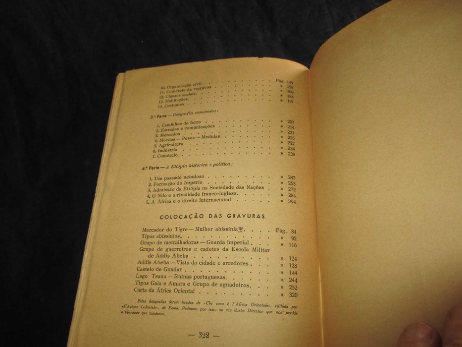 Livro O que é a Etiópia Ugo Nanni 1935