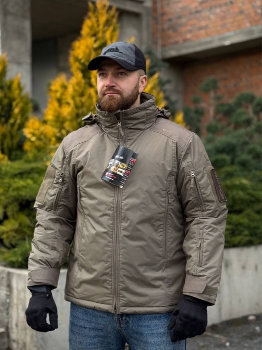 Куртка зимова CARINTHIA HIG 4.0 G-LOFT | олива/сірий. Є ВІДЕООГЛЯД