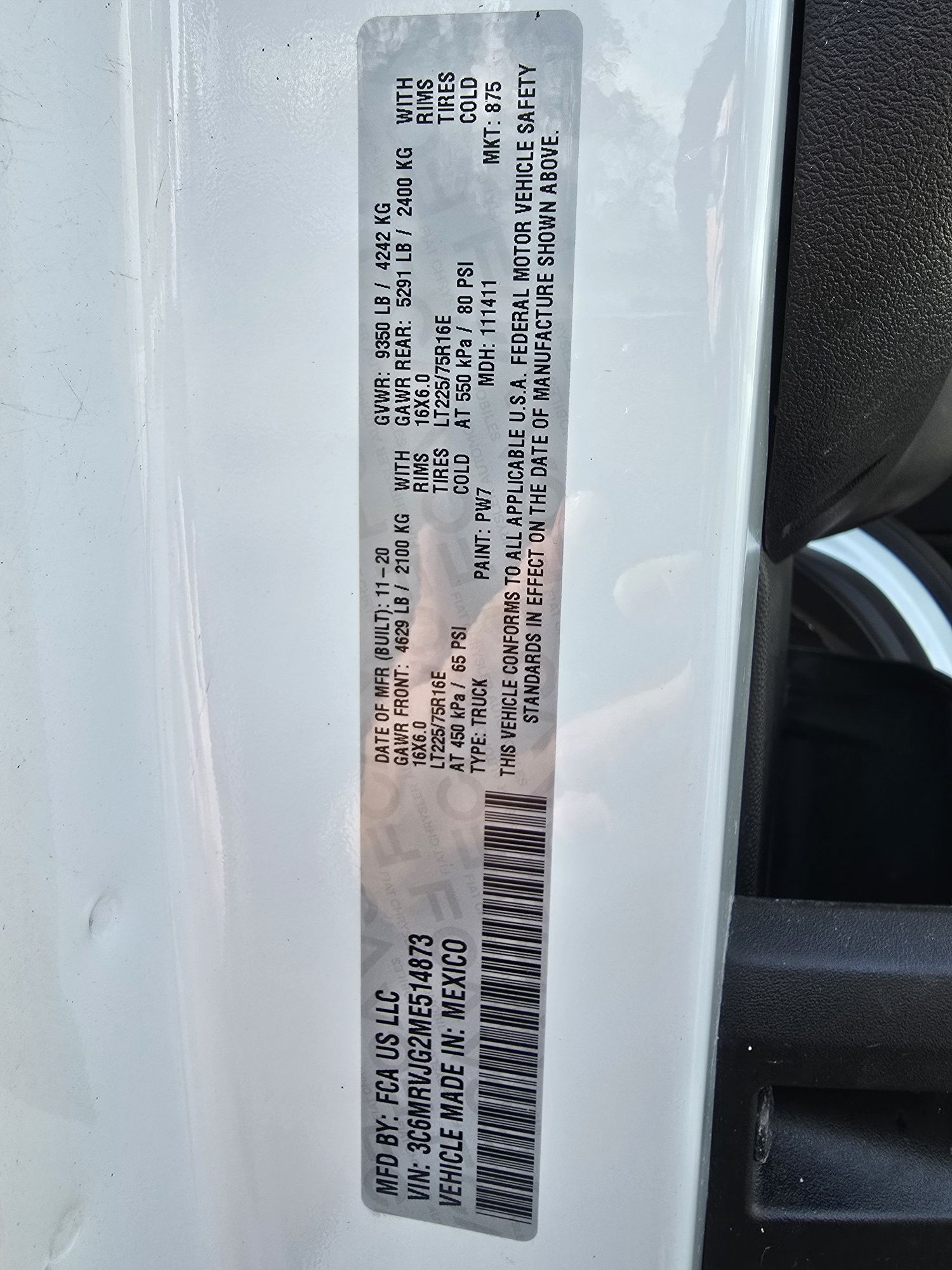 Sprzedam Ram Promaster 3500