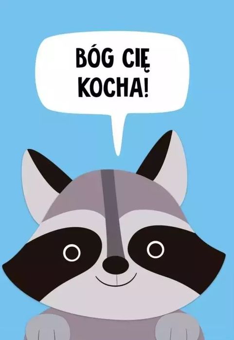 Kartka składana - Bóg Cię kocha!, szop. Szaron. Nowy Produkt