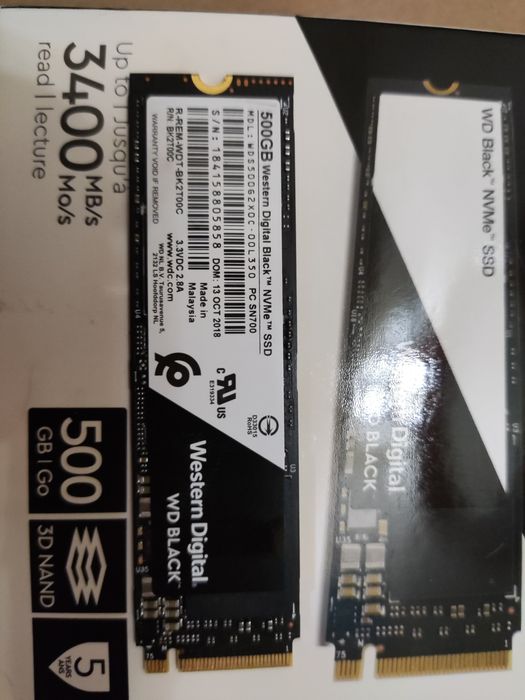 Disco Western Digital 500 GB Nvme