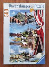 Puzzle Ravensburger 500 Beautiful Britain