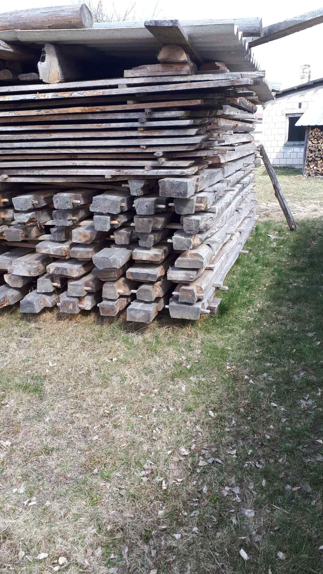 Drewno z rozbiórki 70cio letniej stodoły