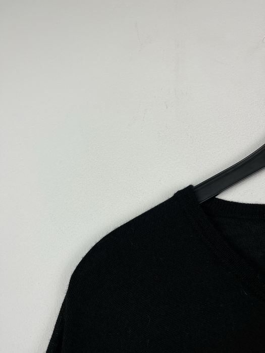 Czarny sweter męski z wełny merino Polo Ralph Lauren rozmiar XL fit L