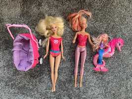 Zestaw Barbie z wózeczkiem i konikiem morskim