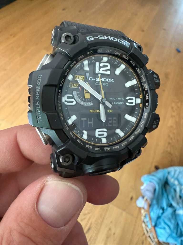 Zegarek Casio G-Shock GWG-1000-1A3JF Mudmaster Multiband 6 Radio Solar