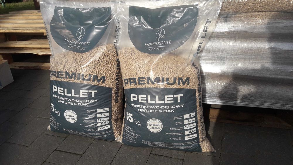 Pellet  DĘBOWY Premium A1 Polski z certyfikatem - dostawa HDS