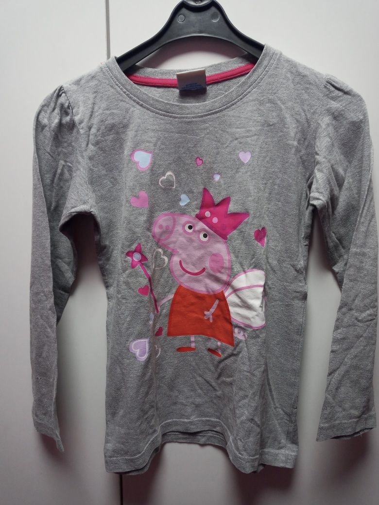 Bluzeczka dla dziewczynki Świnka Peppa roz 128-134