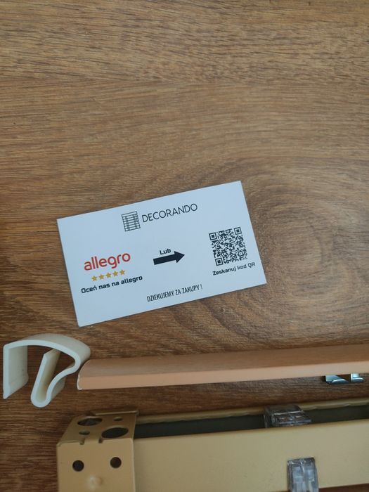 Żaluzje drewniane 3 sztuki