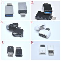 1шт и 2шт/набор OTG USB to Micro, Type-C переходники для флешки