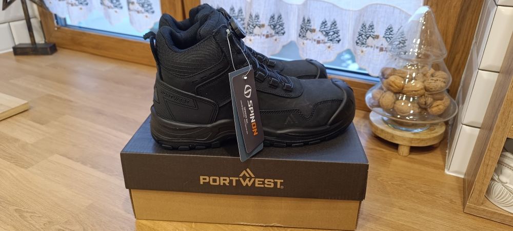 Buty robocze Portwest, wiązanie boa