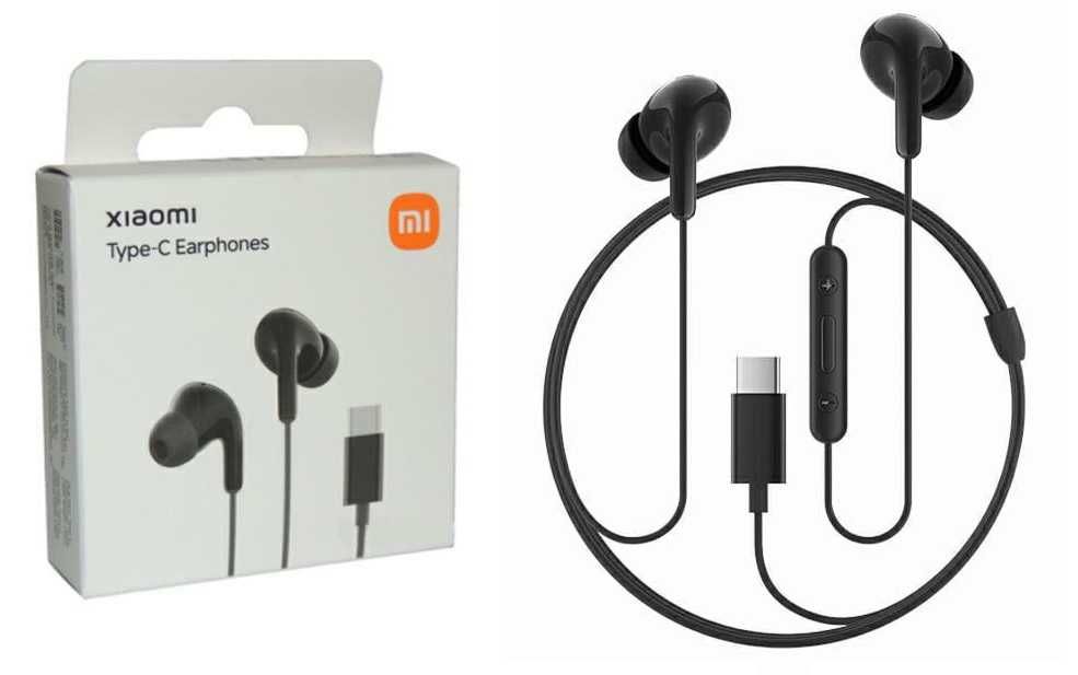 Xiaomi Oryginalne Słuchawki przewodowe USB-C douszne mikrofon